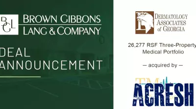 BGL Unveils Sale of Dermatology Associates of Georgia Real Estate