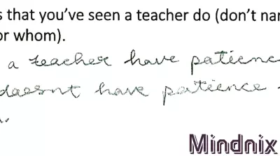 Teachers Are Kind: What Students Notice